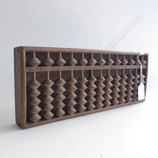 OLD WOODEN ABACUS 290x110x30mm