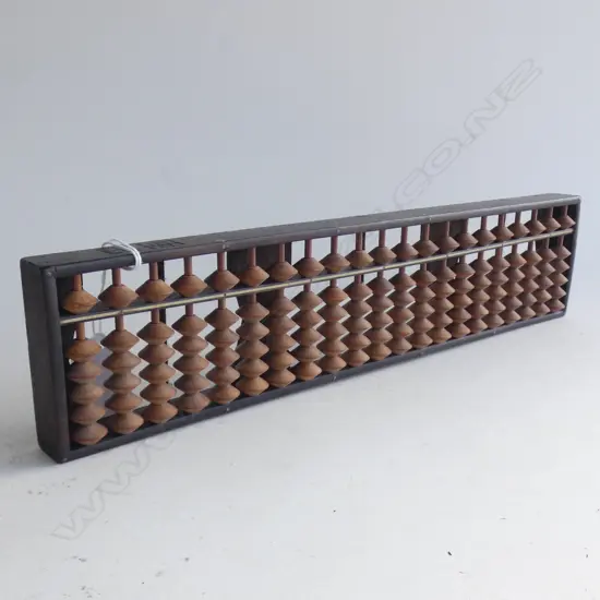OLD WOODEN JAPANESE ABACUS 325x75x25mm