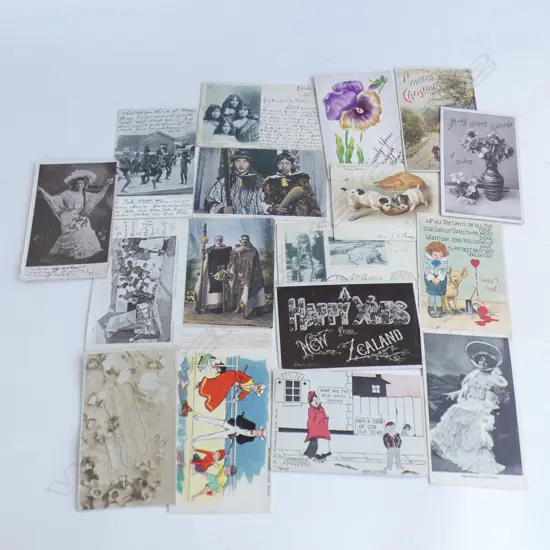 ASST. ANTIQUE POSTCARDS; MAORI INTEREST ETC