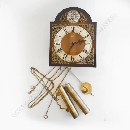 SCHATZ 'TEMPUS FUGIT' WALL CLOCK H.330mm