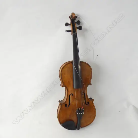 CASED VIOLIN WITH PAPER LABEL