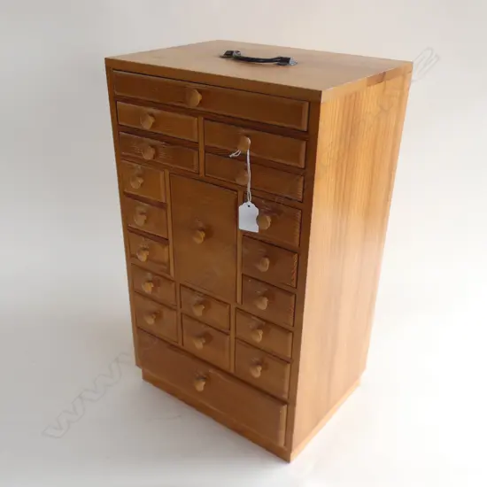 19 DRAWER COLLECTOR'S CHEST 305 x 220 x 510mm