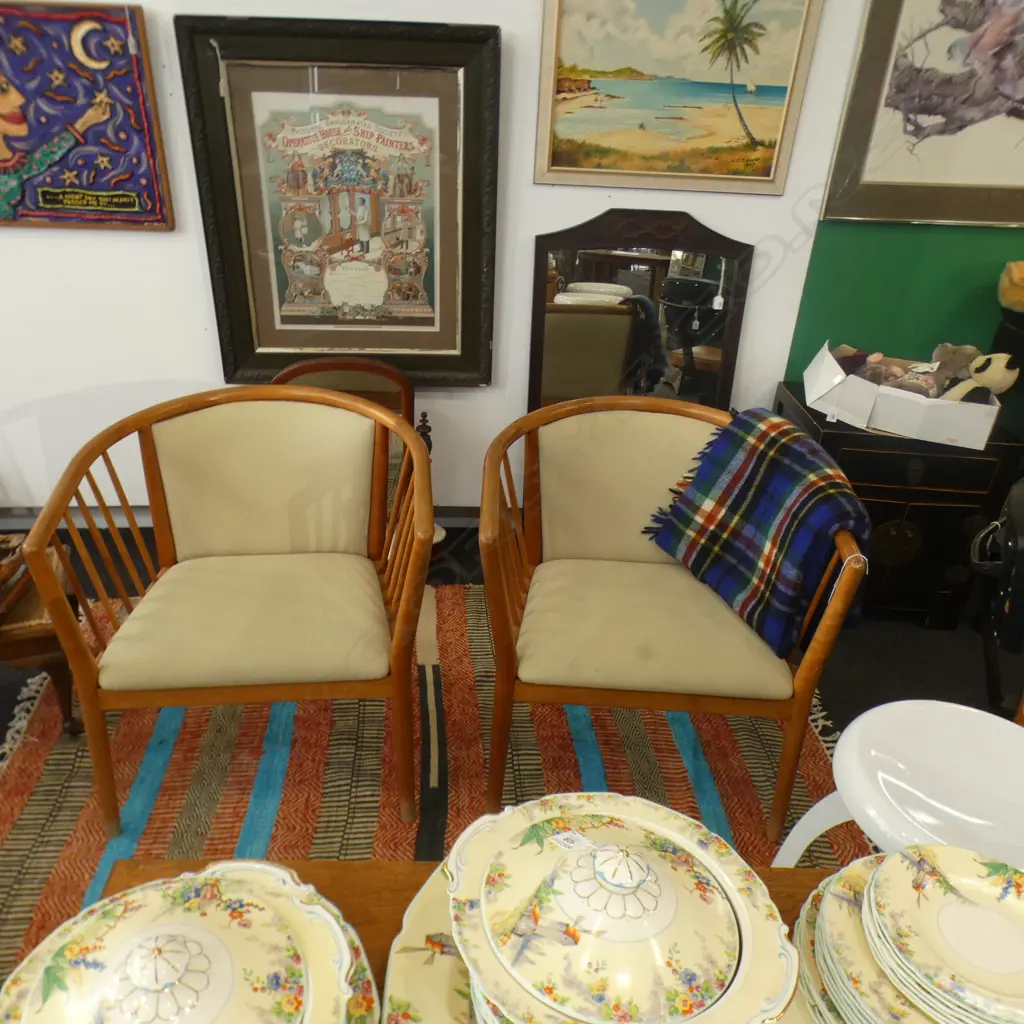 PR FINN OSTERGAARD STYLE SCANDINAVIAN ARMCHAIRS... Image 1++