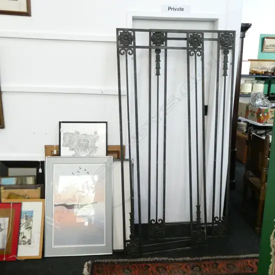 PR LARGE HEAVY DECORATIVE VINTAGE BRONZE PANELS 1880x750mm