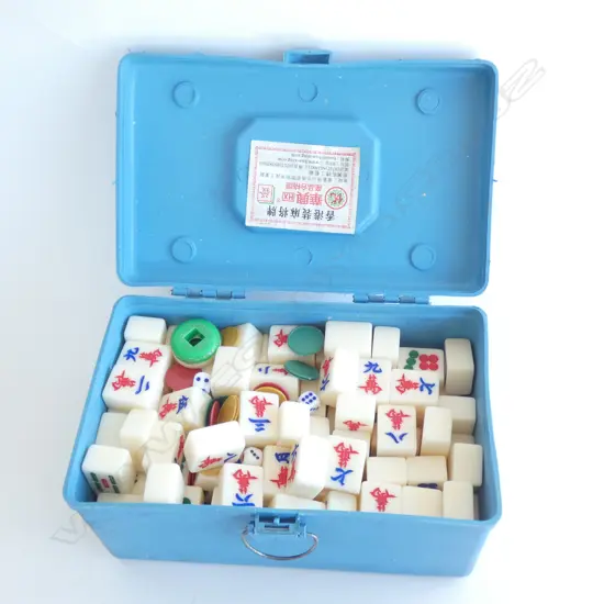 CASED MAH JONG SET W.300mm