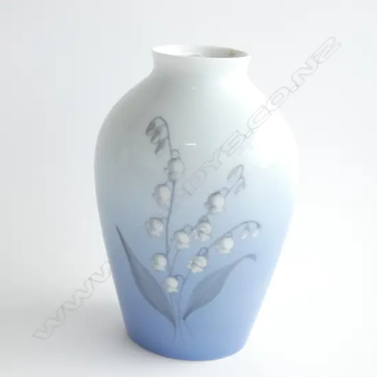 BING & GRONDAHL VASE LILY OF THE VALLEY