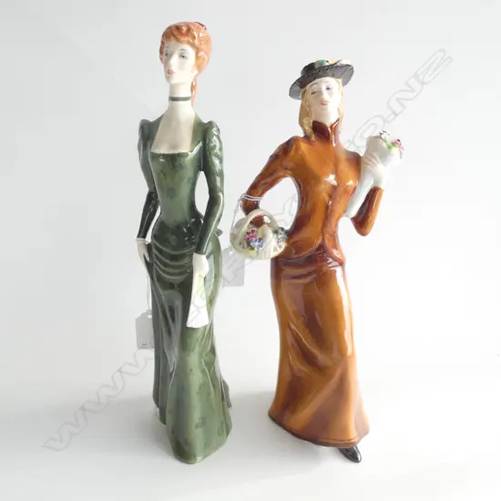 2 ROYAL DOULTON FIGURINES; 'ELIZA' & 'A LA MODE' H.320mm