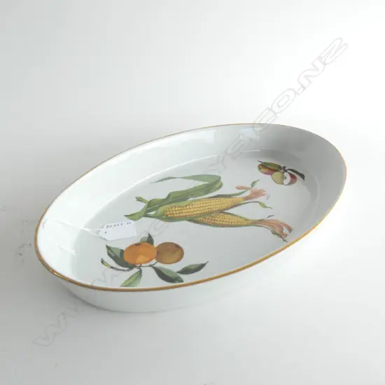 R/WORCESTER EVESHAM OVENWARE DISH, W. 370MM