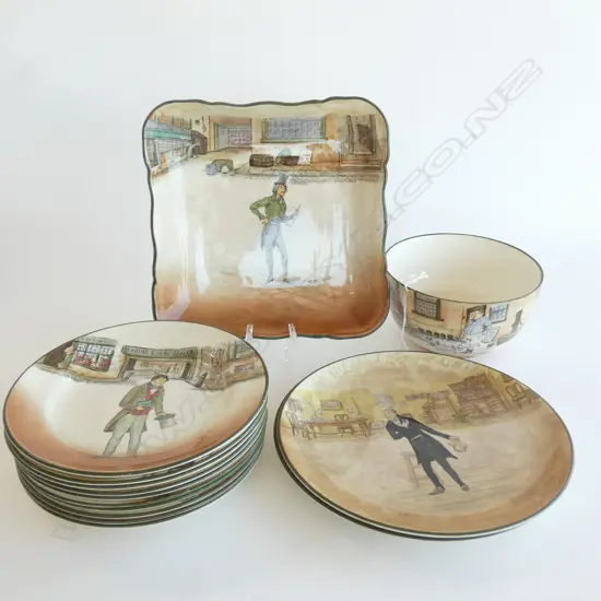 14 PCES ROYAL DOULTON DICKENS WARE AF
