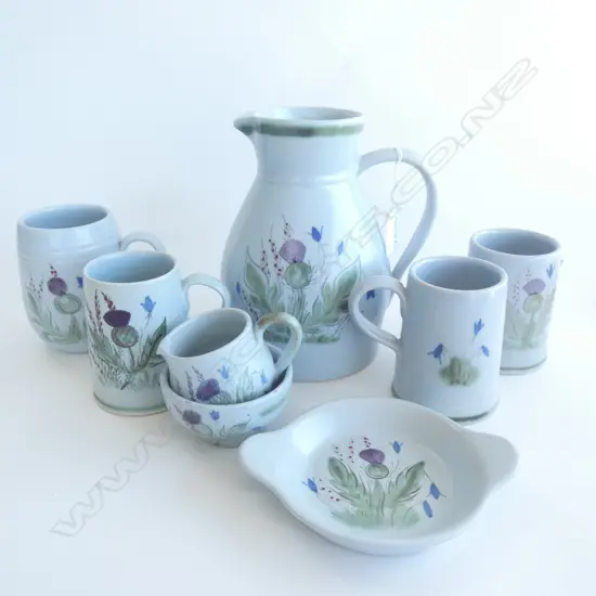 8 PCES BUCHAN PORTOBELLO SCOTTISH STONEWARE 2 AF