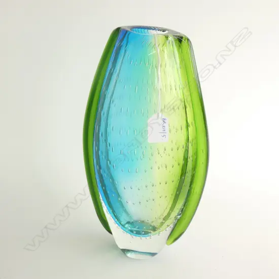 ART GLASS VASE H.305mm