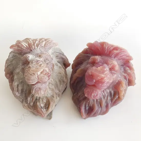 PR BESPOKE NZ MADE CAST RESIN LION WALL BRACKETS H.220mm