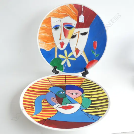 PR LGE DONNA HAY ART MASK PLATES DIA. 350mm