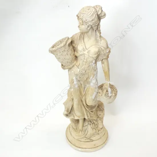 PLASTER GARDEN LADY H.700mm