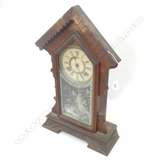 OLD ANSONIA AMERICAN GINGERBREAD CLOCK H.560mm