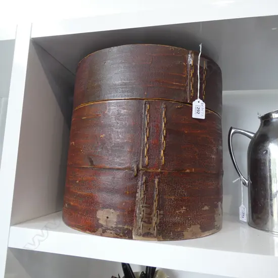 CHINESE HAT BOX / SIDE TABLE H.340mm 360mm dia