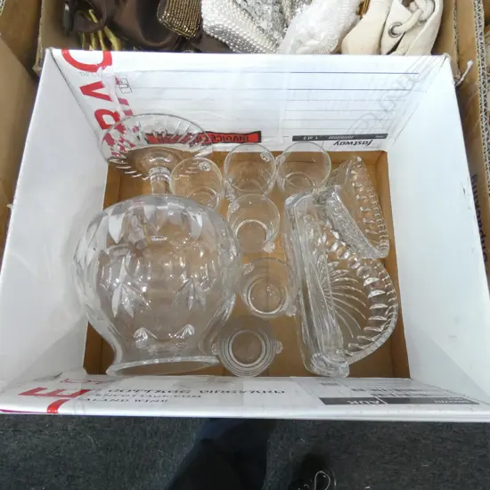 SM BOX GLASS; GLASSES / DISHES / VASE