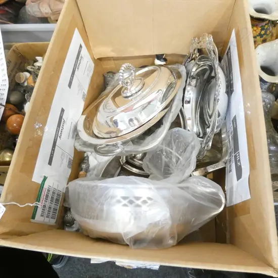 BOX S/PLATE SERVING DISHES ENTREE DISHES BOWLS ETC