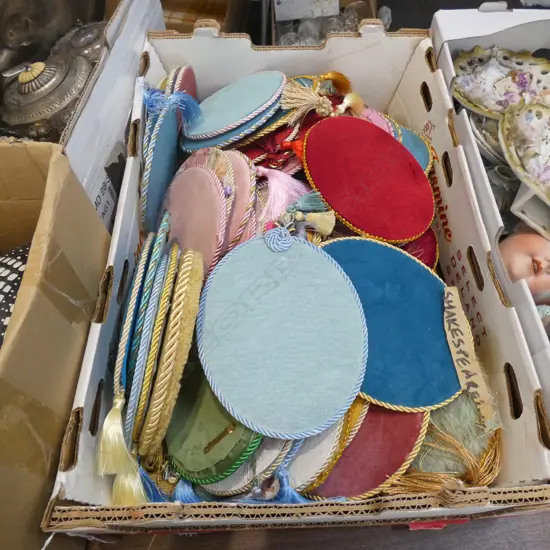 BOX LOT ASST. FABRIC FRAMES 