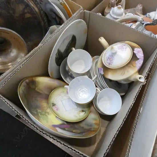 BOX LOT ASST. POLISH / AUSTRIAN CHINA ETC