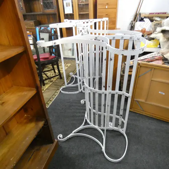 WROUGHT IRON VICTORIAN STYLE 2-SEATER BENCH SEAT