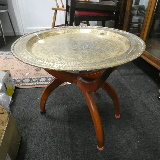 ORIENTAL TRAY TABLE 500mm dia