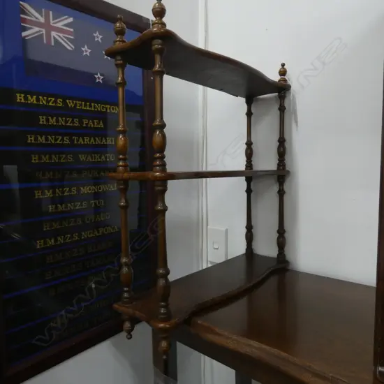 SM 3 TIER WOODEN WHAT NOT STAND H. 600MM