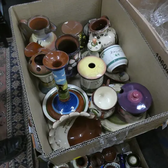 BOX LOT ASST. TORQUAY WARE