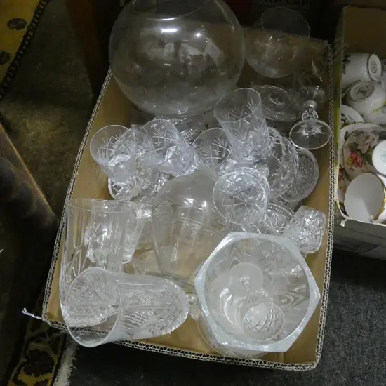 BOX LOT ASST. CRYSTAL