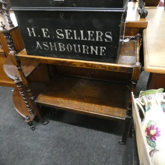 OAK DRINKS TROLLEY 690 X 390MM