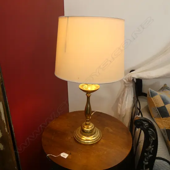 BRASS TABLE LAMP H 600MM