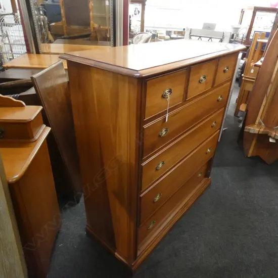 SOLID RIMU TALL BOY...