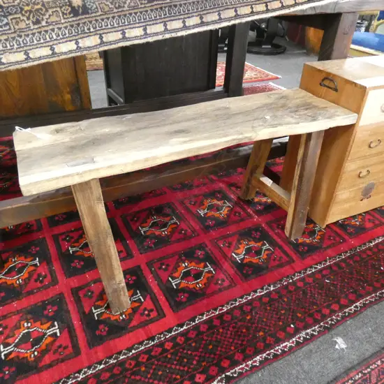 WOODEN BENCH L.1000mm