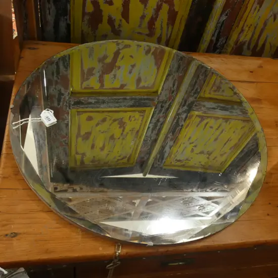 CIRCULAR BEVELLED MIRROR 610mm dia