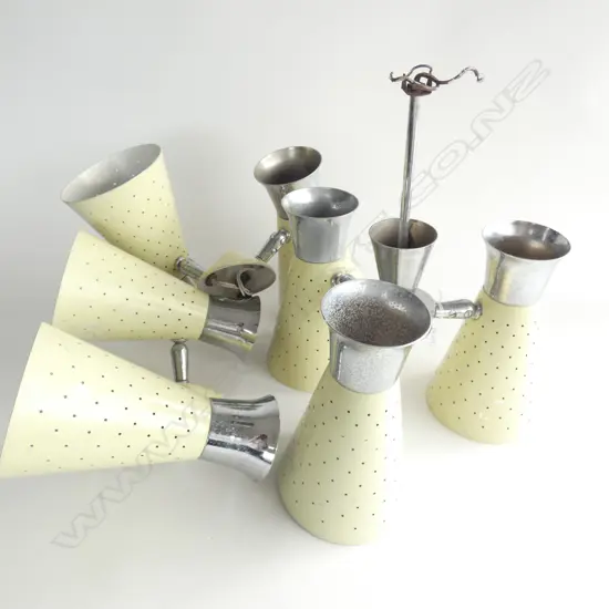 3 VINTAGE SHADES; PENDANT & 2 SCONCES 