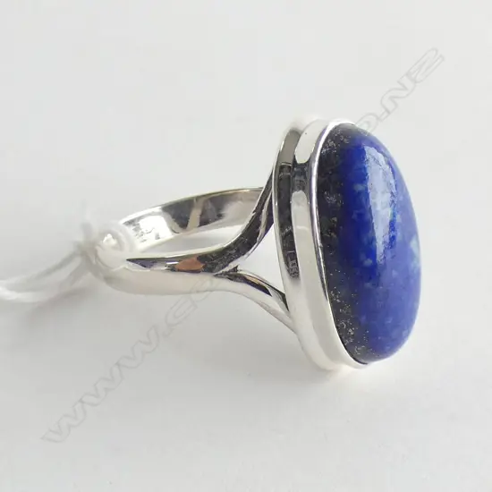 LAPIS LAZULI & 925 SILVER RING 