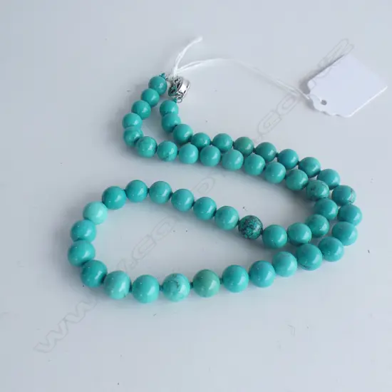 TURQUOISE BEAD NECKLACE 