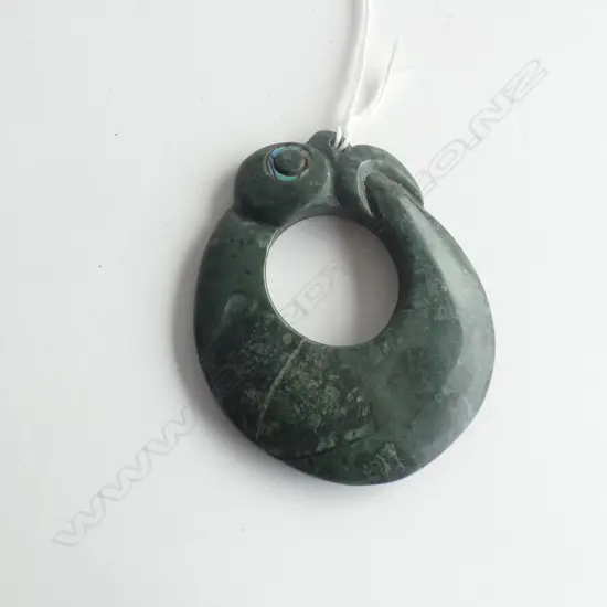 MIKE HIGGS GREENSTONE PENDANT L.75mm