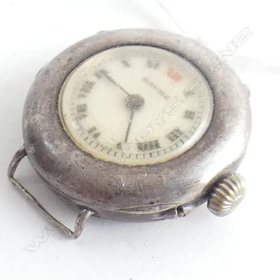 1920'S BAUME SILVER CASED LADIES WRISTWATCH