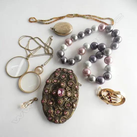 BAG OF COSTUME JEWELLERY