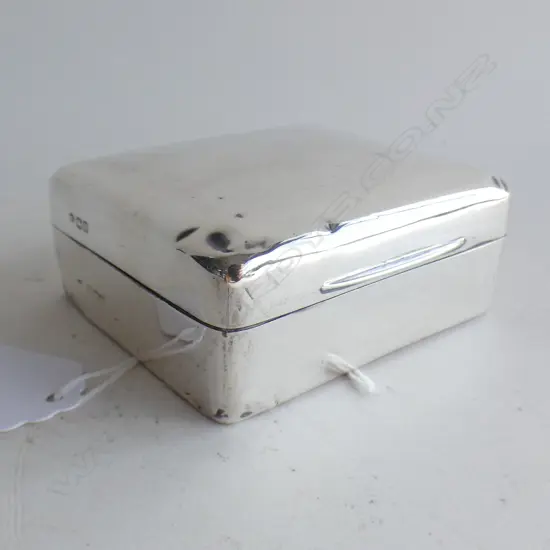 STG SILVER CIGARETTE BOX LONDON 1909