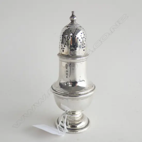SILVER SUGAR CASTER BIRMINGHAM 1910 