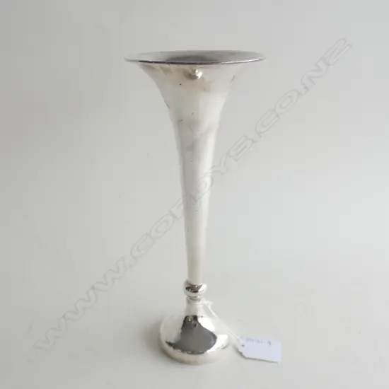 SILVER TRUMPET VASE BIRMINGHAM 1920