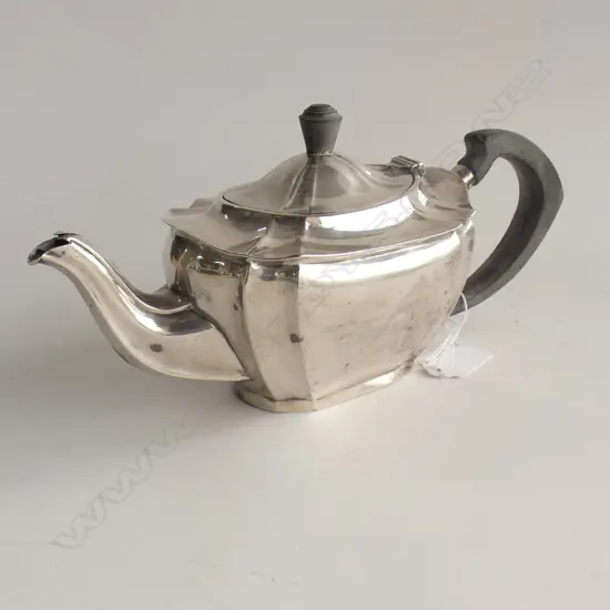 STG SILVER TEAPOT, BAKELITE HANDLES  298GMS BIRMINGHAM 1910  