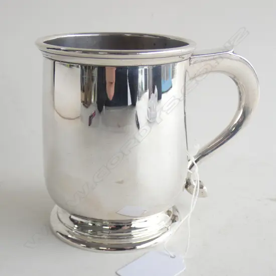 SILVER MUG BIRMINGHAM 1955 243gm