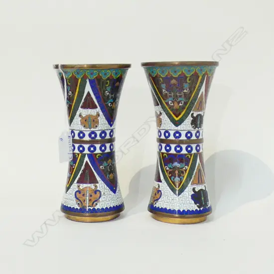 PR CLOISONNE VASES H.180mm