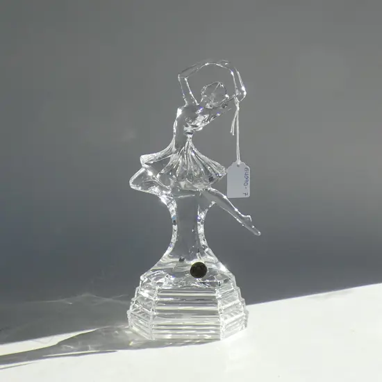 VINTAGE ITALIAN RCR CRYSTAL BALLERINA, H. 265MM