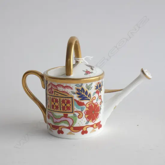 ROYAL CROWN DERBY MINI WATERING CAN. H.75mm