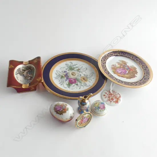 LOT OF 8 PIECES OF LIMOGE ASHTRAY (AF) 100 x 90mm