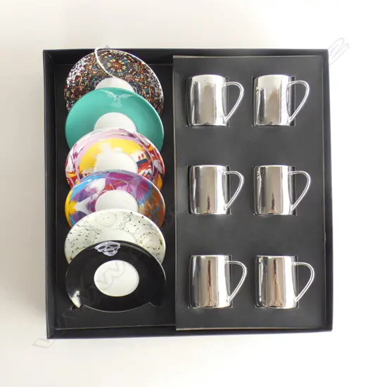 DAMIEN HIRST COFFEE SET - in original box